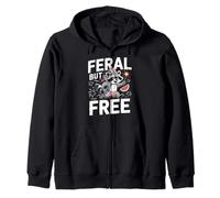 Feux d'artifice du 4 juillet pour raton laveur Feral But Free Sweat à Capuche
