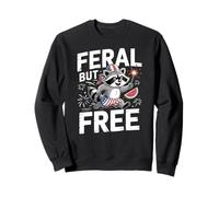 Feux d'artifice du 4 juillet pour raton laveur Feral But Free Sweatshirt