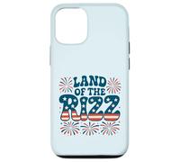 Feux d'artifice « Land of the Rizz Vintage USA Groovy » du 4 juillet Coque pour iPhone 12/12 Pro
