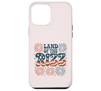Feux d'artifice « Land of the Rizz Vintage USA Groovy » du 4 juillet Coque pour iPhone 12 Pro Max