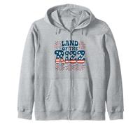 Feux d'artifice « Land of the Rizz Vintage USA Groovy » du 4 juillet Sweat à Capuche