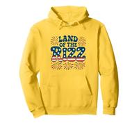 Feux d'artifice « Land of the Rizz Vintage USA Groovy » du 4 juillet Sweat à Capuche