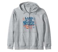 Feux d'artifice « Land of the Rizz Vintage USA Groovy » du 4 juillet Sweat à Capuche