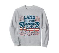Feux d'artifice « Land of the Rizz Vintage USA Groovy » du 4 juillet Sweatshirt
