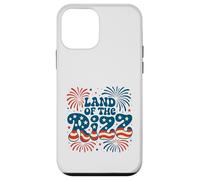 Feux d'artifice patriotiques du 4 juillet au Pays du Rizz Groovy aux États-Unis Coque pour iPhone 12 mini