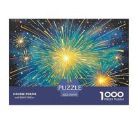 Feux d'artifice Puzzle en Bois Imperméable DIY Puzzles De 1000 Pièces pour Adultes Cadeaux Impossible De Décoration pour La Maison