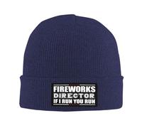 Feux d'artifice - Réalisateur Si Je Cours, Tu Cours Bonnet Thermo Extensible Bonnet Hiver Unisexe Bonnets pour Conduite Femme Course À Pied