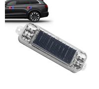 Feux D'avertissement Solaires Pour Voiture - Lampe Flash Arrière Anti-collision, Feu Arrière De Sécurité Étanche À LED Super Brillante, Stroboscope Multicolore À Énergie Solaire | Pour Camions, Remorq