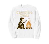 Feux de Camp Chats Outdoor Adventures Camping Life Wild Sweatshirt