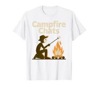 Feux de Camp Chats Outdoor Adventures Camping Life Wild T-Shirt