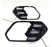 Feux De Circulation Diurne Pour Ford Pour Escape Pour Kuga 2016-2018 Avec Clignotant Jaune DRL Lampe Lumière Du Jour Brouillard Voiture LED Feux Diurnes(A,White and Yellow)