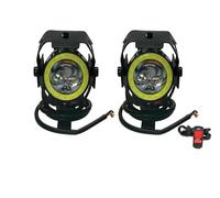 Feux de Conduite antibrouillard Phare de Moto LED, projecteurs supplémentaires, antibrouillard, auxiliaire de Moto U7 RGB, Lampe de Conduite, Multi-Types