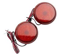 Feux de Frein Arrière 2x Réflecteur Pare-chocs Arrière Rouge Allume Les Feux Arrière De Voiture Feu Stop De Frein Compatible Avec Toyota Pour Corolla Pour IQ 2008 2009 2010 2011 2012 2013