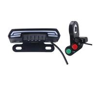 Feux de freinage arrière pour Motos et Scooters, Feux de Plaque d'immatriculation, Feux arrière de freinage, Feux Stop, Clignotants dynamiques à Double clignotement.