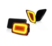 Feux De Gabarit 4 Pièces 55155629AC 55155628AC Voiture Led Garde-boue Feux Position Latéraux Pare-chocs Jaune Ambre Clignotants Pour Jeep Pour Wrangler TJ 1997-2006 Clignotant Latéraux(4PC Front and S