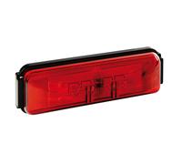 Feux de gabarit à 4 leds, 24V - Rouge 103x34mm
