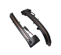 Feux De Gabarit Clignotant Dynamique LED Flèche Lumineuse pour Peugeot 308 T9 308 SW II Mk2 2013 2014 2015 2016 2017 2018 2019 Clignotant Latéraux(Dynamic Smoked Black)