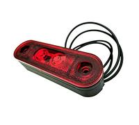Feux de gabarit LED rouge 12/24 V, Feu de Position LED pour Camion, Voiture, Remorque