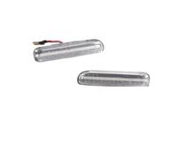 Feux de jour Clignotant Pour B&MW E46 Série 3 Limo Coupé Compact Cabriolet Touring Marqueur Latéral Dynamique Clignotants Indicateur Ambre Répéteur Lampe Clignotant LatéRal Feu(Dynamic Crystal)