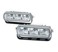 Hella Kit feux diurnes LED 2PT 009 496-801 12/24V montage en saillie câble 1800 mm voyant limpide