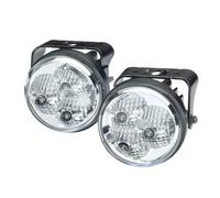 HELLA 2Pt 009 599-811 Led-Kit De Feux Diurnes - 90Mm - 24/12V - Rond - Montage En Saillie - Couleur Du Voyant: Limpide - Avant Du Véhicule/Avant Du Véhicule