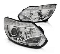 Feux de jour LED Scheinwerfer Optik pour Ford Focus 3 11-14 Chrom