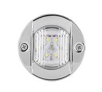 Feux de Navigation de Bateau, Keenso LED 12V Lumière Marine de de Sécurité Lampe de Voyant de Navigation Etanche en Acier Inoxydable Lumière Blanc