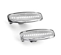 Feux De Position Latéraux Compatible Avec Infiniti Pour M45 Y50 Y51 Y51HV EX25 EX35 EX37 J50 FX30d CLS51 S51 Clignotant Latéral Feu De Position Clignotant De Rétroviseur(Crystal white)