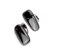 Feux De Position Latéraux Compatible with Benz for C-Class W202 1994-1997 for CLK-Class W208 1997-2000 Car Side Marker Turn Signal Lights Blinker Lamp(Crystal white)