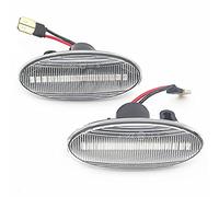 Feux de position latéraux LED dynamiques pour Nissan Qashqai J10 X-trail T31 Cube Juke Leaf Micra Micra K13 Note E11 (blanc)