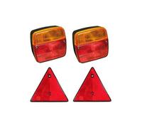 FEUX DE REMORQUE ET TRIANGLES - 2 FEUX + 2 TRIANGLES