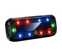 Feux De Sécurité Pour Voiture Automobile Lumineux Multimode Alimenté Par | Feux D'Avertissement Solaires Pour Voitures Conducteur Hommes Femmes Camping-Car SUV Vélo Électrique Moto