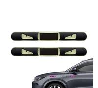 Feux De Sécurité Solaires, Œil du Diable, Œil De Chat, 2 Pièces | Lampes Stroboscopiques Anti-collision Pour Portes De Voiture | Feux De Position De Sécurité Sans Fil À Énergie Solaire, 5