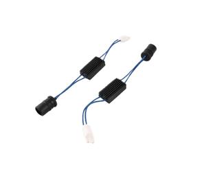 Feux de signalisation à LED de décodeur, 2 pièces T10 LED adaptateur d'annulation d'avertissement de phare sans erreur de résistance de dispositif de décodeur LED Resistance De Charge