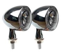 Feux de signalisation de Moto Clignotants 3 LED Bullet 1 1000 DF Clignotant Indicateur De Freinage Jour Virage(CX-TSL298B-CHCL-4)