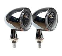 Feux de signalisation de Moto Clignotants 3 LED Bullet 1 1000 DF Clignotant Indicateur De Freinage Jour Virage(CX-TSL298B-CHCL-3)