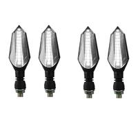 Feux de signalisation de Moto pour Ducati Monster 696 797 821 Hypermotard 950 Clignotant Feu De Position Latéral Feux Moto Signaux Indicateur 10MM(4 PCS White)