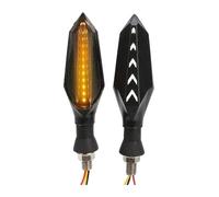 Feux de signalisation de Moto pour Ducati pour Monster 696 796 848 pour Monster 400/600/900/1100 Feu De Position Latéral Clignotants Moto(Blanc)