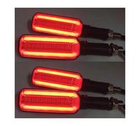 Feux de signalisation de Moto pour Ducati pour Monster 696 797 821 pour Hypermotard 950 Feu De Position Latéral Clignotants Moto Signaux Indicateurs Clignotant Lampe(4pcs Red)