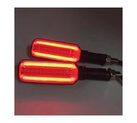 Feux de signalisation de Moto pour Ducati pour Monster 696 797 821 pour Hypermotard 950 Feu De Position Latéral Clignotants Moto Signaux Indicateurs Clignotant Lampe(Rouge)