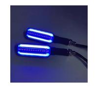 Feux de signalisation de Moto pour Ducati pour Monster 696 797 821 pour Hypermotard 950 Feu De Position Latéral Clignotants Moto Signaux Indicateurs Clignotant Lampe(Bleu)