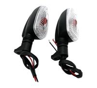 Feux de signalisation de Moto pour F650GS pour F800S pour K1300S pour R1200R pour G450X pour R1200GS Clignotants Moto 1 Paire Accessoires(1pair-Clear)