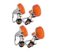 Feux de signalisation de Moto pour Suzuki pour GN125 pour GN250 Lampe Feu De Position Latéral Clignotant Feux Avant Et Arrière Moto(4 PCS)