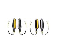 Feux de signalisation de Moto pour TRK502X pour TNT150 pour TNT600 180S pour Monster Clignotants Interrupteur Moto Universel 12 V Témoin Lumineux(2 Pair White)