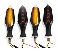 Feux de signalisation de Moto pour XL1000/V/VARADERO 1999-2013 Feu De Position Latéral Frein Arrière Clignotant Signaux Moto Indique Lampe(Rouge)