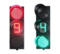 Feux De Signalisation,Feux D'avertissement For Piétons 400 LED For Routes Automobiles,Feux De Signalisation Intérieurs Et Extérieurs For Véhicules Et Passages Piétons(Type 400 South 8 Three Lamps)