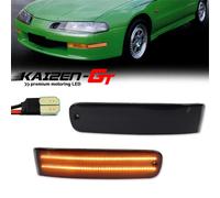 Feux de signalisation latéraux LED pour pare-chocs avant, feux de positionnement latéraux, feux de stationnement pour Honda Prelude 1992 1993 1994 1995 1996