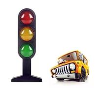 Feux De Signalisation Routière, Modèle De Scène, Enseignement Et Éducation, Gadgets Amusants, Jouets Intéressants Pour Enfants, Accessoires De Voiture