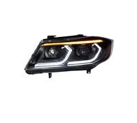 Feux de voiture Compatible Pour BMW 2005-2012 E90 série 3, assemblage de phares, mise à niveau Plug and Play avec phares tournants dynamiques DRL(Xenon,2009-2012)