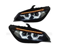 Feux de voiture Compatible Pour BMW Z4 E89 2009-2016 Ensemble de phares DRL Angel Eye Projecteur Lentille Phare Accessoires de voiture Plug And Play(No Blubs,No AFS)